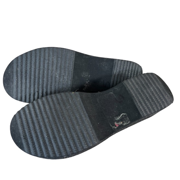 Mainframe Retro Vintage 90's Y2k Orange Platform Sandals Size 9 - Picture 7 of 8